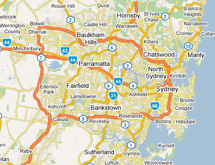 Sydney Map